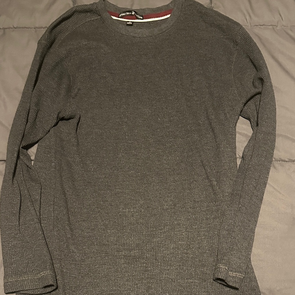 Beverly Hills Polo Club Charcoal Thermal Shirt